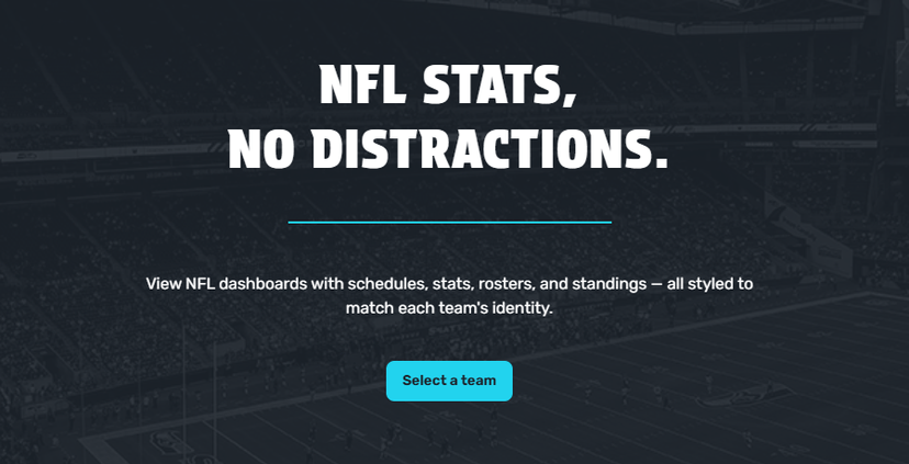 Big Football homepage screenshot